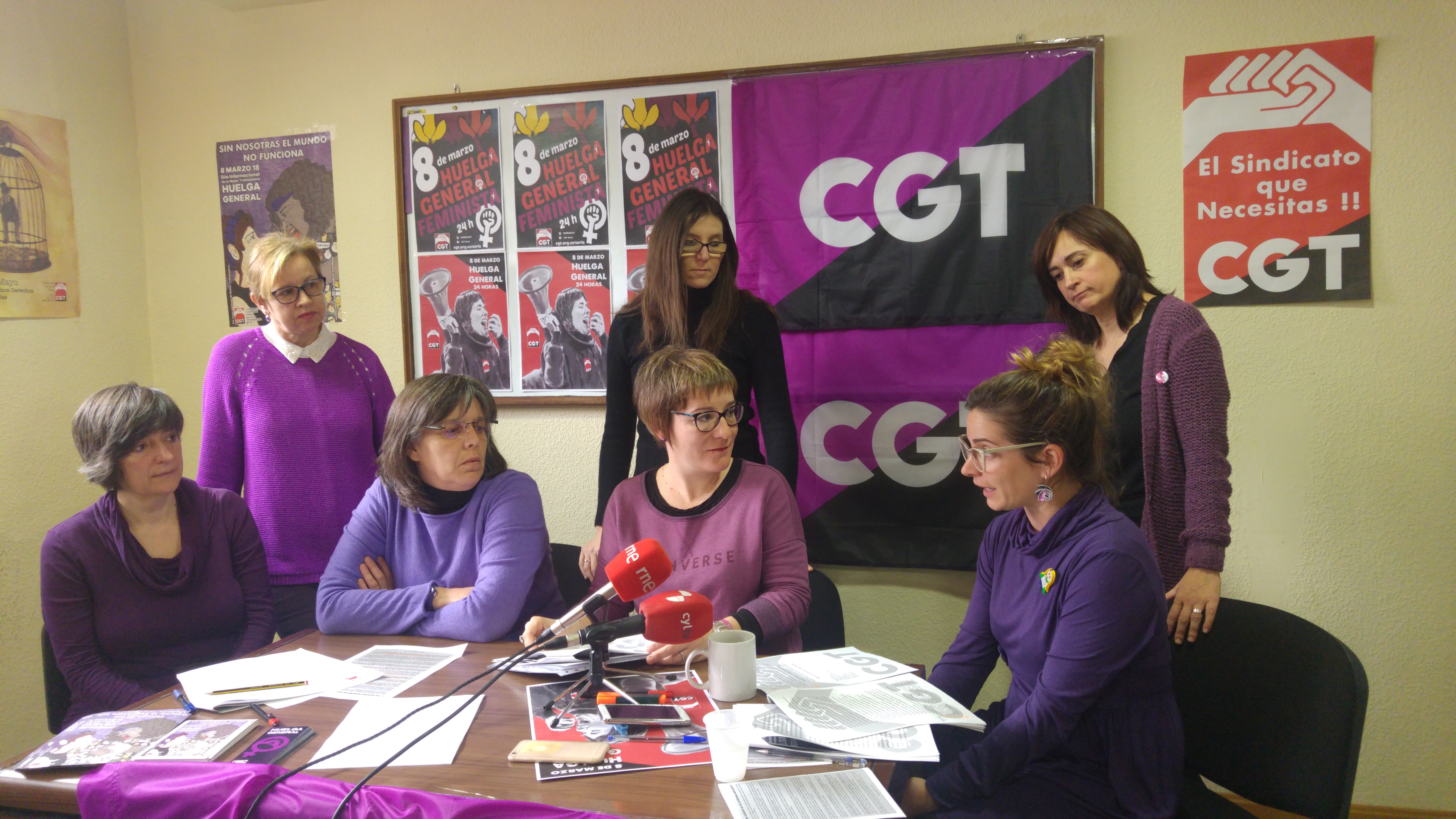 Preaviso De Huelga General Feminista El 8m De 2018 De Cgt Soria Sin Nosotras El Mundo No 8194